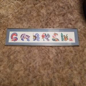 Clothing and wall decor